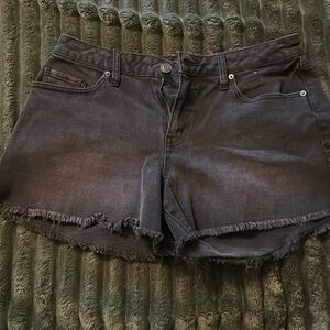 Black denim project indigo denim shorts in great used condition